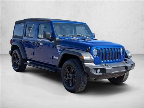 Ocean Blue Metallic Clearcoat 2018 Jeep Wrangler Unlimited Sport