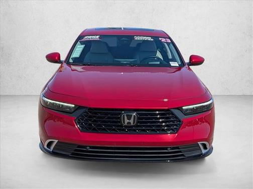 Radiant Red Metallic 2023 Honda Accord Hybrid Touring