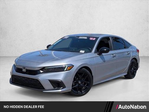 Lunar Silver Metallic 2022 Honda Civic Sport