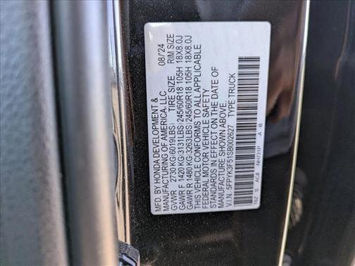 2025 Honda Ridgeline RTL