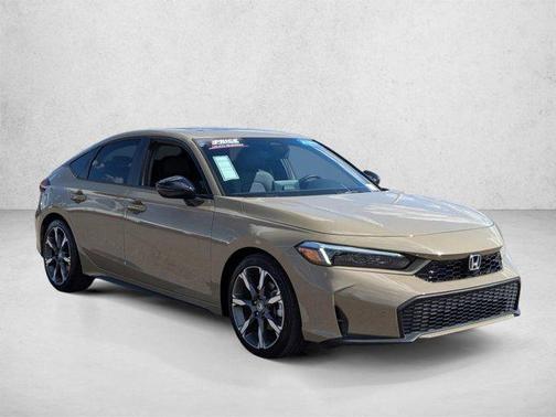 Sand Dune Pearl 2026 Honda Civic Hybrid Sport Touring