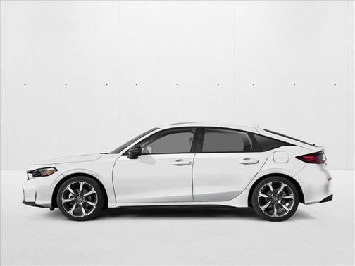 Platinum White Pearl 2026 Honda Civic Hybrid Sport Touring