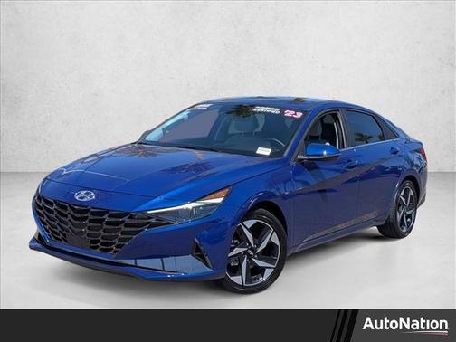 Intense Blue 2023 Hyundai ELANTRA HEV Limited