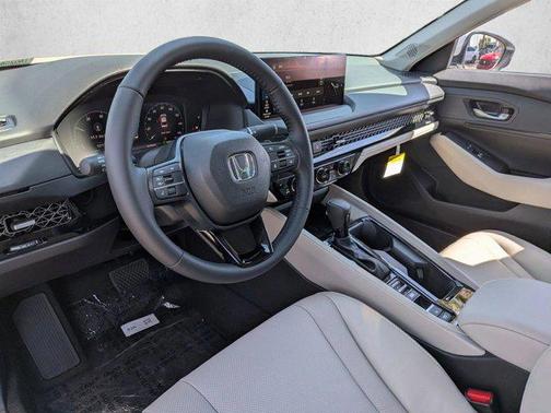 Platinum White Pearl 2026 Honda Accord Hybrid EX-L