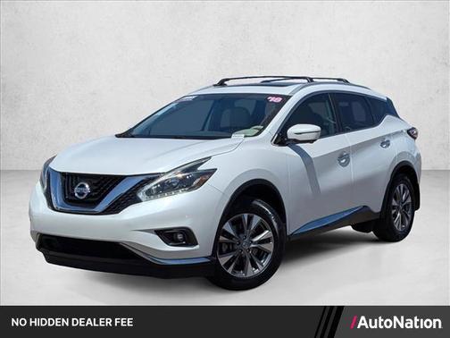 Pearl White 2018 Nissan Murano SL