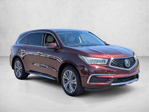Dark Cherry Pearl 2017 Acura MDX 3.5L w/Technology Package