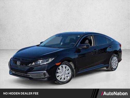 Crystal Black Pearl 2020 Honda Civic LX