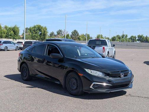 Crystal Black Pearl 2020 Honda Civic LX