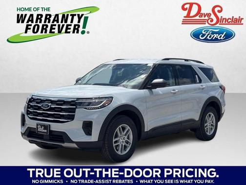 SPACE WHITE METALLIC 2026 Ford Explorer Active