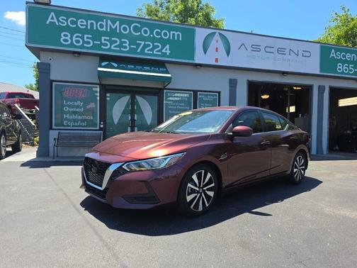 RED 2022 Nissan Sentra SV