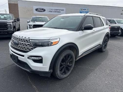 STAR WHITE MET TRI-COAT 2022 Ford Explorer LIMITED