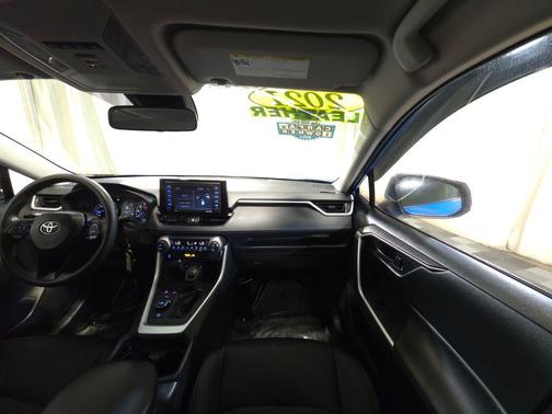 Blue Flame 2021 Toyota RAV4 Hybrid LE