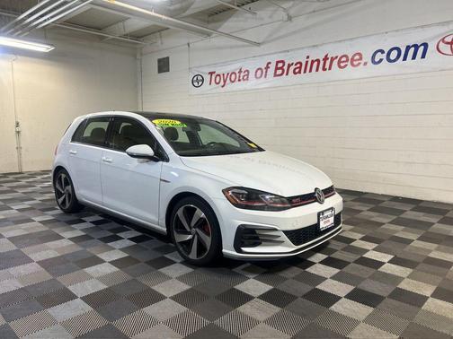 Pure White 2020 Volkswagen Golf GTI 2.0T SE DSG