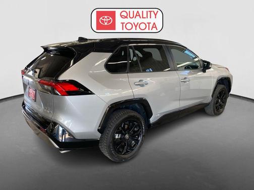 Midnight Black Metallic 2024 Toyota RAV4 Hybrid SE
