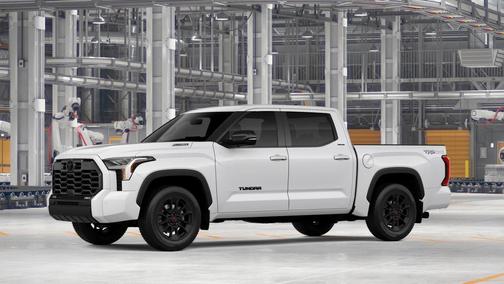 White 2026 Toyota Tundra Hybrid Limited