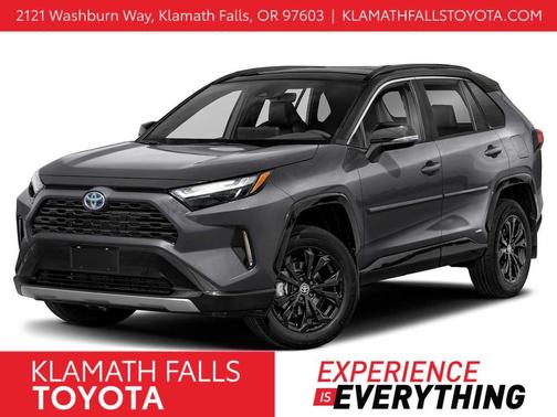 Magnetic Gray Metallic/Midnight Black Metallic 2024 Toyota RAV4 Hybrid SE