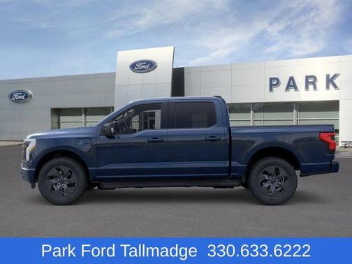 Antimatter Blue Metallic 2025 Ford F-150 Lightning Flash