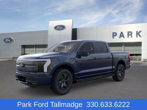 Antimatter Blue Metallic 2025 Ford F-150 Lightning Flash