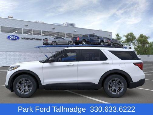 Star White Metallic Tri-Coat 2026 Ford Explorer Active