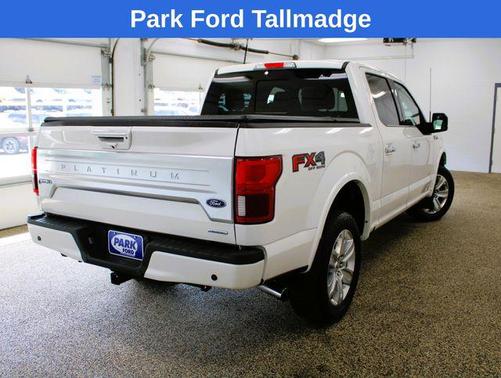 White Platinum Metallic Tri-Coat 2019 Ford F-150 Platinum