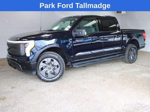 Antimatter Blue Metallic 2025 Ford F-150 Lightning Flash