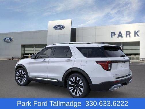 Space White Metallic 2026 Ford Explorer Platinum
