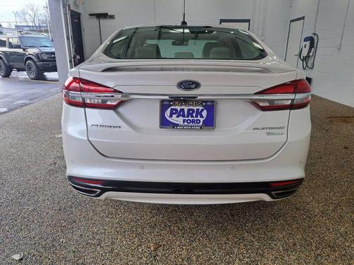 White Platinum 2017 Ford Fusion Platinum