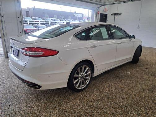 White Platinum 2017 Ford Fusion Platinum