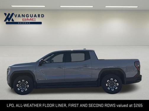 Thunderstorm Gray 2026 GMC Sierra EV Extended Range Elevation