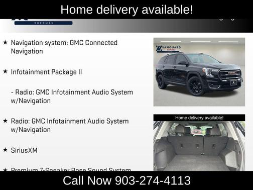 Ebony Twilight Metallic 2024 GMC Terrain AWD AT4