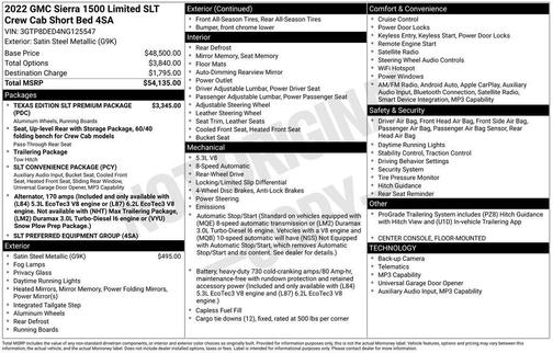 Satin Steel Metallic 2022 GMC Sierra 1500 SLT