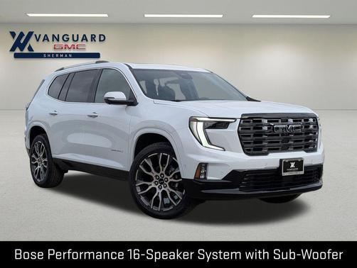 Glacier White Tricoat 2026 GMC Acadia Denali
