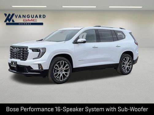 Glacier White Tricoat 2026 GMC Acadia Denali