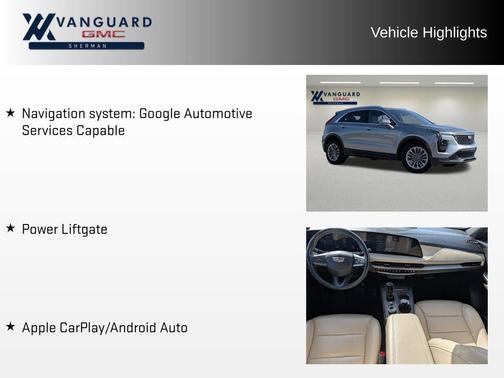 Argent Silver Metallic 2024 Cadillac XT4 Premium Luxury