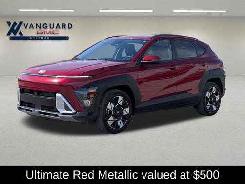 Ultimate Red Metallic 2025 Hyundai KONA SEL