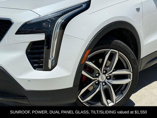 Crystal White Tricoat 2021 Cadillac XT4 Sport