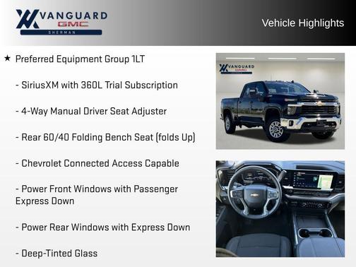 Black 2025 Chevrolet Silverado 2500 LT