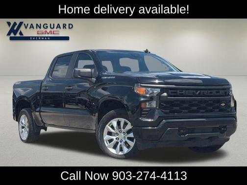 Black 2024 Chevrolet Silverado 1500 Custom