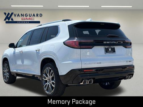 Glacier White Tricoat 2026 GMC Acadia Denali