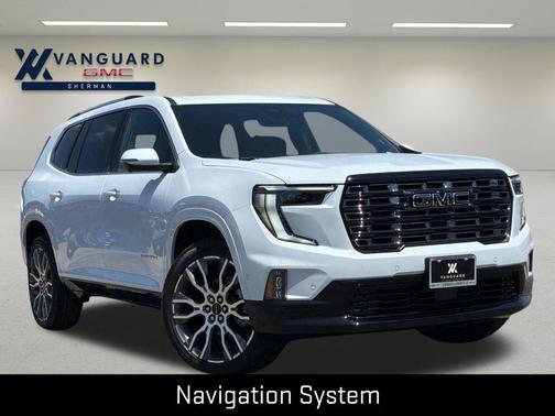 Glacier White Tricoat 2026 GMC Acadia Denali