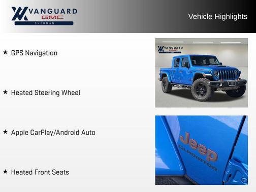 Hydro Blue Pearlcoat 2021 Jeep Gladiator Mojave 4x4