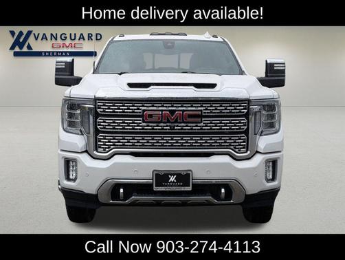 White Frost Tricoat 2020 GMC Sierra 3500 Denali