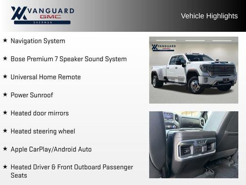 White Frost Tricoat 2020 GMC Sierra 3500 Denali