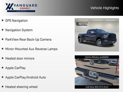 Diamond Black Crystal Pearlcoat 2022 RAM 3500 Limited Crew Cab 4x4 8' Box