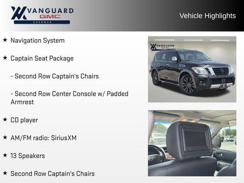 Super Black 2017 Nissan Armada Platinum