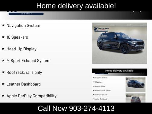 Black Sapphire Metallic 2019 BMW X7 xDrive50i