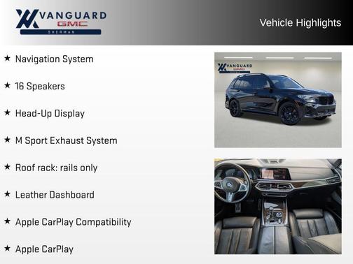 Black Sapphire Metallic 2019 BMW X7 xDrive50i