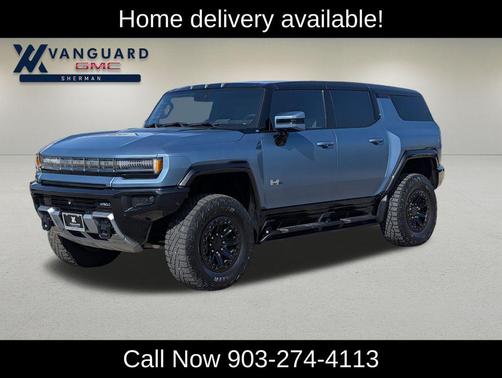 Neptune Blue Matte 2024 GMC HUMMER EV SUV 3X