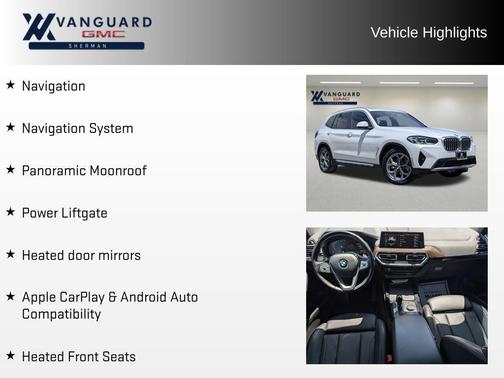 Mineral White Metallic 2022 BMW X3 sDrive30i