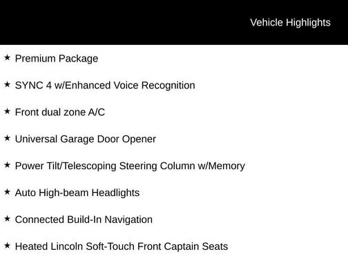 2022 Lincoln Nautilus Standard